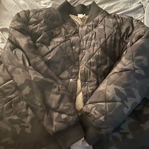 Banana republic camo jacket reversible